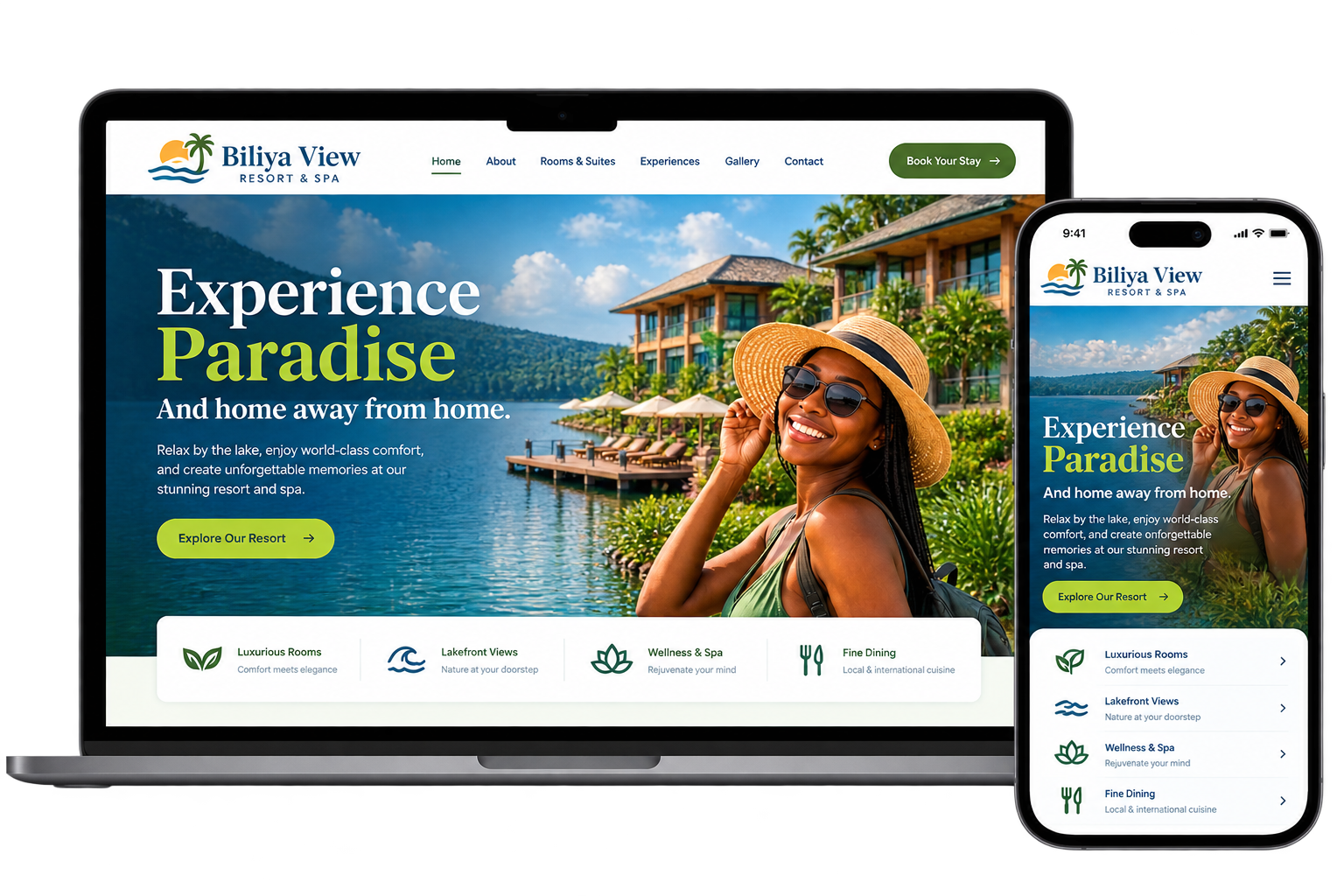 Evergreen Private School website design mockup
